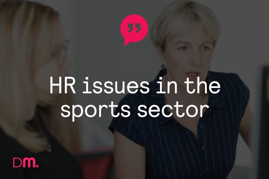 sports sector hr issues